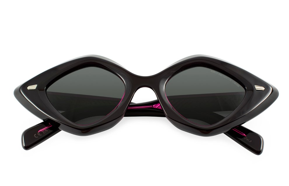 Cutler and Gross - 9126 - Black on pink
